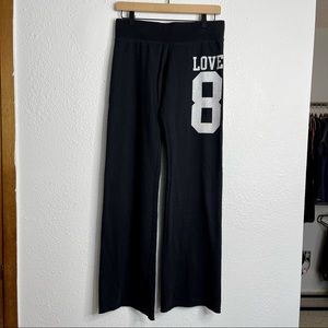 PINK Black Boyfriend Sweatpants Size XS